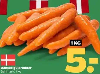 Netto Danske Gulerødder 1Kg tilbud