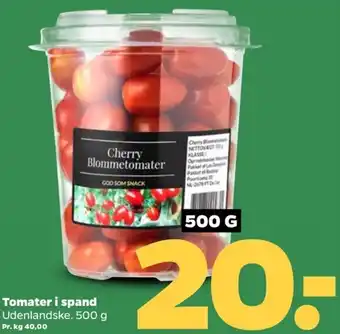 Netto Tomater I Spand 500g tilbud