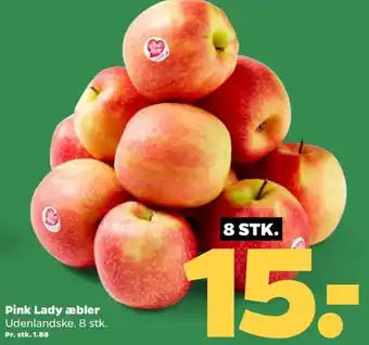 Netto Pink LAdy Æbler 8 Stk tilbud