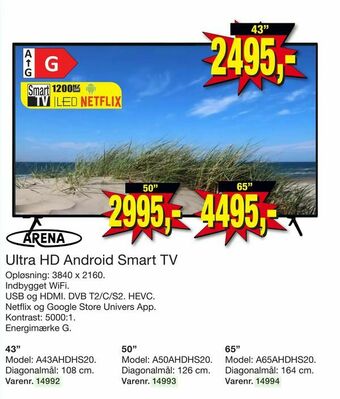 Harald Nyborg Ultra HD Android Smart TV tilbud