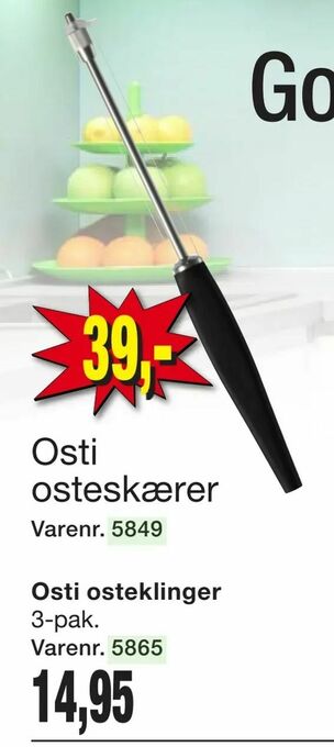 Harald Nyborg Osti osteskærer tilbud