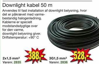 Harald Nyborg Downlight kabel 50 m tilbud