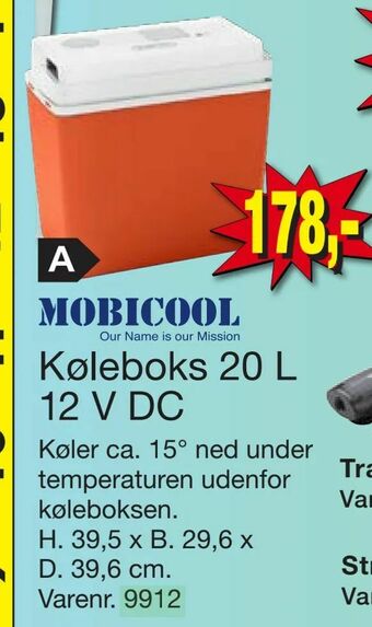 Harald Nyborg Køleboks 20 L 12 V DC tilbud