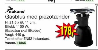 Harald Nyborg Gasblus med piezotænder tilbud