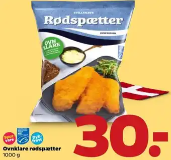 Ovnklare Rødspætter 1000g