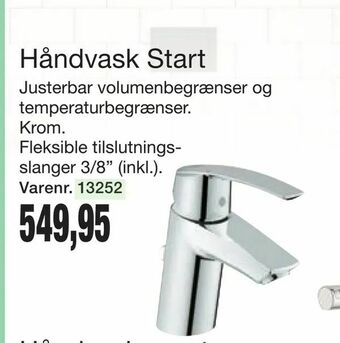 Harald Nyborg Håndvask Start tilbud