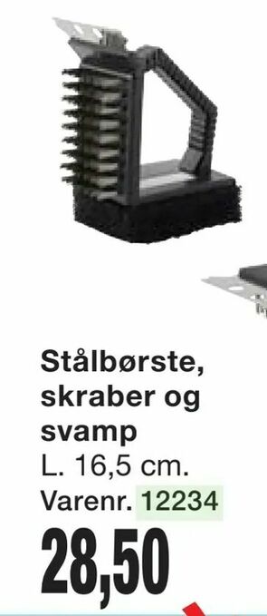 Harald Nyborg Stålbørste, skraber og svamp tilbud