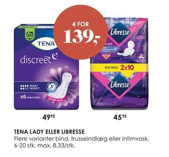 Tena lady eller libresse