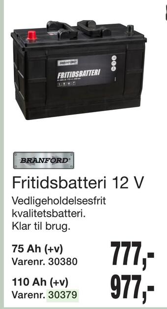 Harald Nyborg Fritidsbatteri 12 v tilbud
