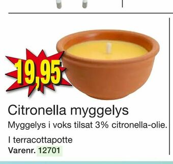 Harald Nyborg Citronella myggelys tilbud