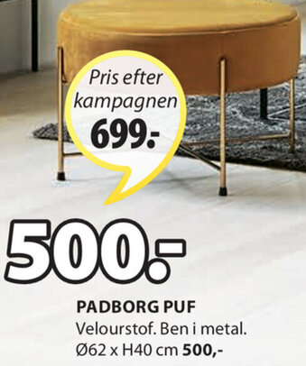 JYSK Padborg Puf tilbud