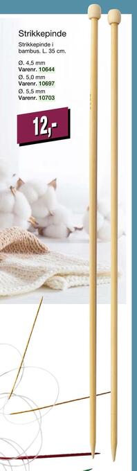Harald Nyborg Strikkepinde tilbud