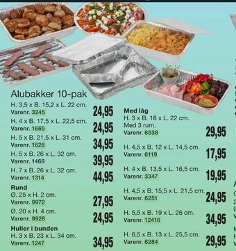 Harald Nyborg Alubakker 10-pak tilbud