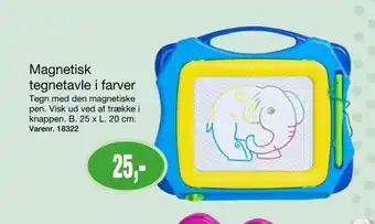 Harald Nyborg Magnetisk tegnetavle i farver tilbud