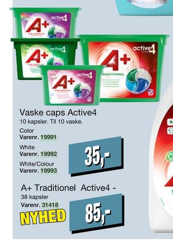 Harald Nyborg Vaske caps active4 tilbud