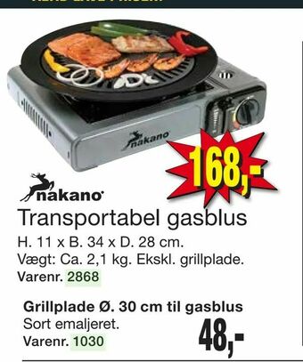 Harald Nyborg Transportabel gasblus tilbud