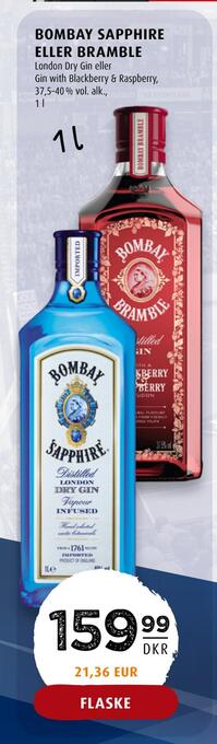 Scandinavian Park Bombay sapphire eller bramble tilbud