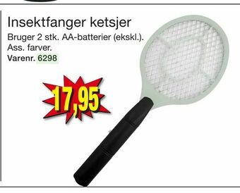 Harald Nyborg Insektfanger ketsjer tilbud