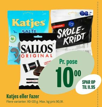 Min Købmand Katjes eller Fazer tilbud