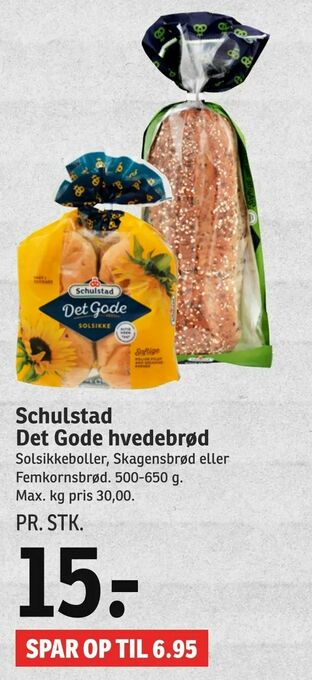 SPAR Schulstad Det Gode hvedebrød tilbud