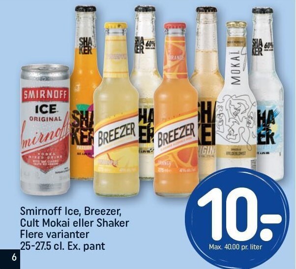 smirnoff ice breezer