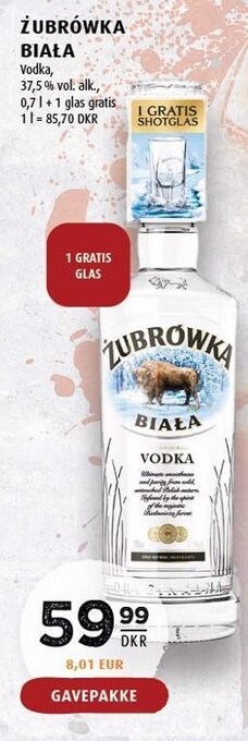 Scandinavian Park Zubrówka biala tilbud