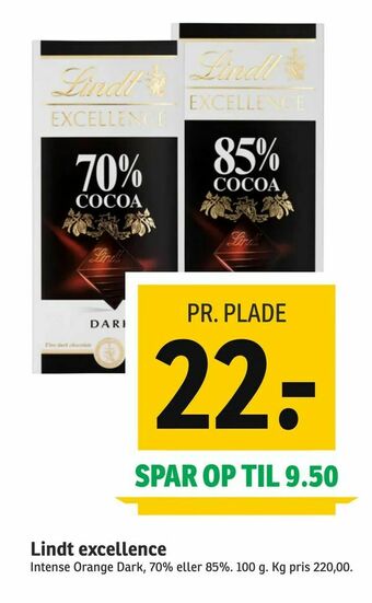 SPAR Lindt excellence tilbud