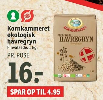 SPAR Kornkammeret økologisk havregryn tilbud
