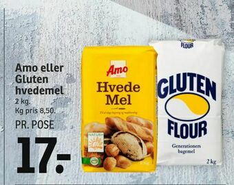 SPAR Amo eller Gluten hvedemel tilbud