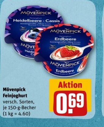REWE DE Mövenpick Feinjoghurt tilbud