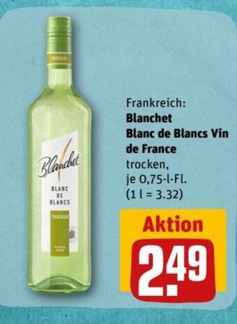 REWE DE Blanchet Blanc De Blancs Vin De France tilbud
