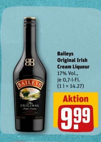 REWE DE Baileys Original Irish Cream Liqueur tilbud