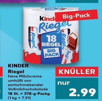 Kaufland Kinder Riegel tilbud