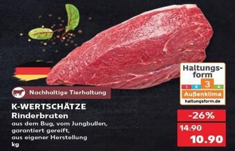 Kaufland K-Wertschätze Rinderbraten tilbud