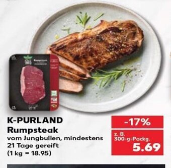 Kaufland DE K-Purland Rumpsteak tilbud