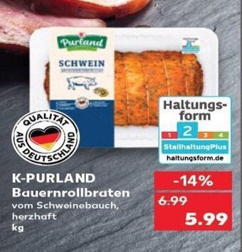 Kaufland K-Purland Bauernrollbraten tilbud