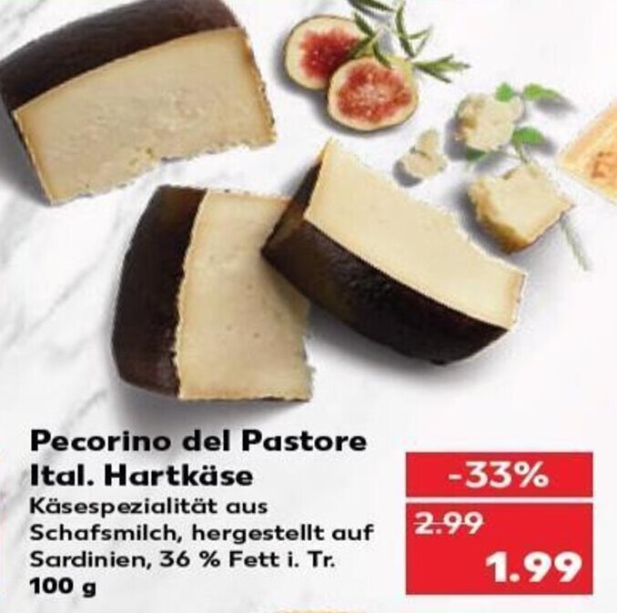 Pecorino Del Pastore Ital. Hartkäse tilbud hos Kaufland