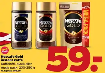 Netto Nescafe Gold Instant Kaffe tilbud