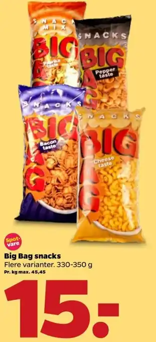 Netto Big Bag Snacks 330-350g tilbud