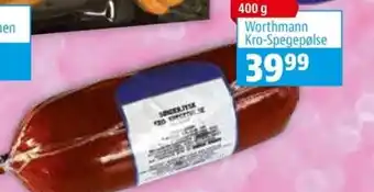 zur Krone Worthmann Kro-Spegepølse tilbud