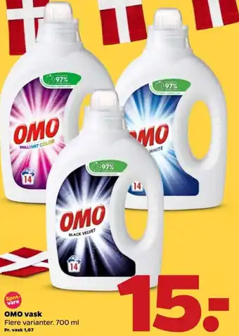 Netto Omo Vask 700 ml tilbud