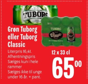 Min Købmand Grøn øl tilbud