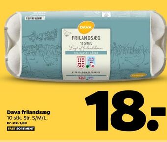 Netto Dava foods æg tilbud