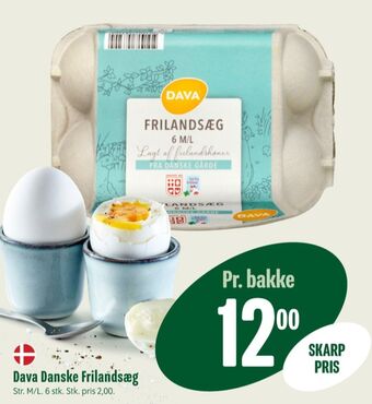 Min Købmand Dava foods æg tilbud