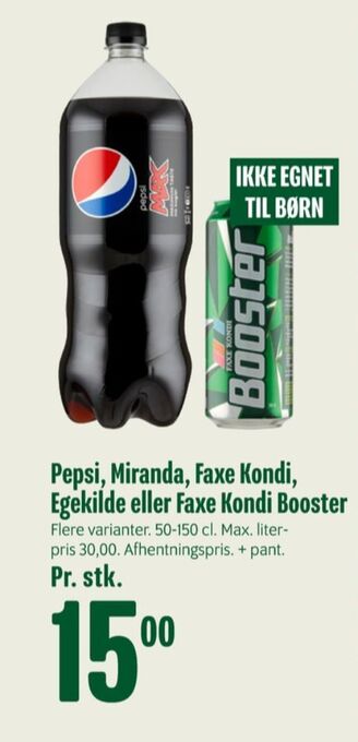 Min Købmand Pepsi max cola tilbud
