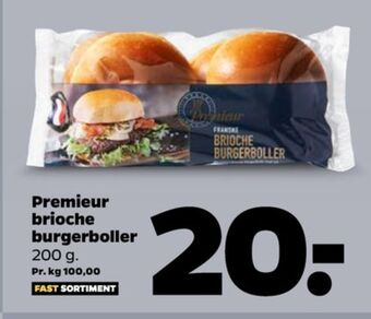 Netto Premieur burgerboller tilbud