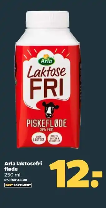 Netto Arla piskefløde lacto free tilbud