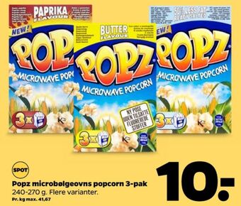 Netto Popz popcorn tilbud