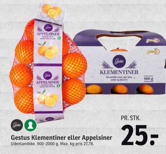 SPAR Gestus appelsiner tilbud