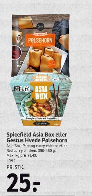 SPAR Gestus pølsehorn tilbud